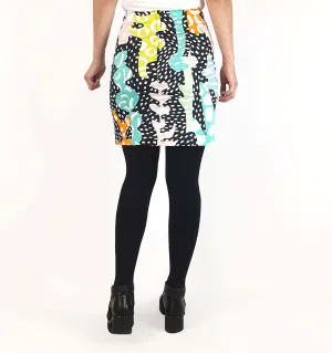 Gorman sea print mini skirt size 8