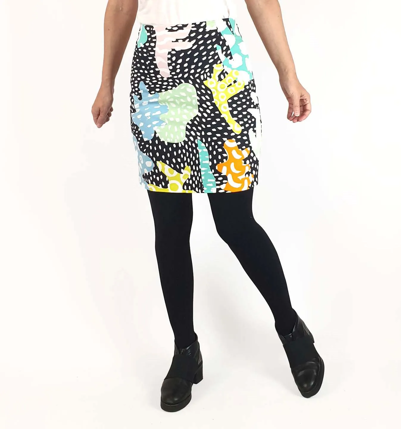 Gorman sea print mini skirt size 8