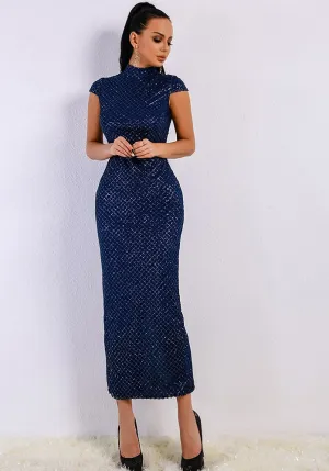 High Neck Cocktail Dress