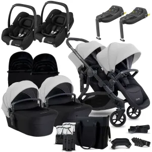 iCandy Orange 4 Twin Maxi-Cosi Travel System in Glacier