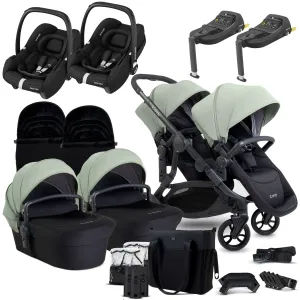 iCandy Orange 4 Twin Maxi-Cosi Travel System in Pistachio