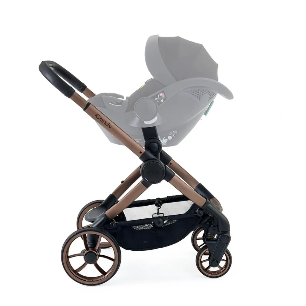 ICANDY Peach 7 Complete Travel System with Maxi Cosi Cabriofix Car Seat - Pecan (Special Edition)