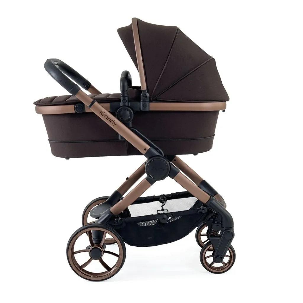 ICANDY Peach 7 Complete Travel System with Maxi Cosi Pebble 360 Pro2 Car Seat - Pecan (Special Edition)