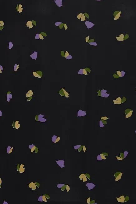 Ichi - Ihchiffy Ls3 Blouse | Black Flowers