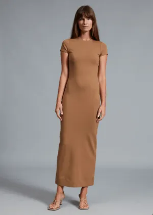 Irina Ponte Maxi dress in Khaki