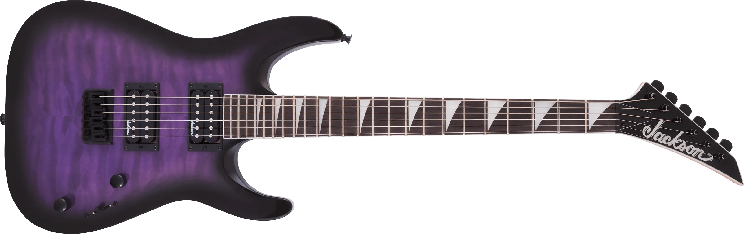 Jackson JS Series Dinky™ Arch Top JS32Q DKA HT, Amaranth Fingerboard, Transparent Purple Burst