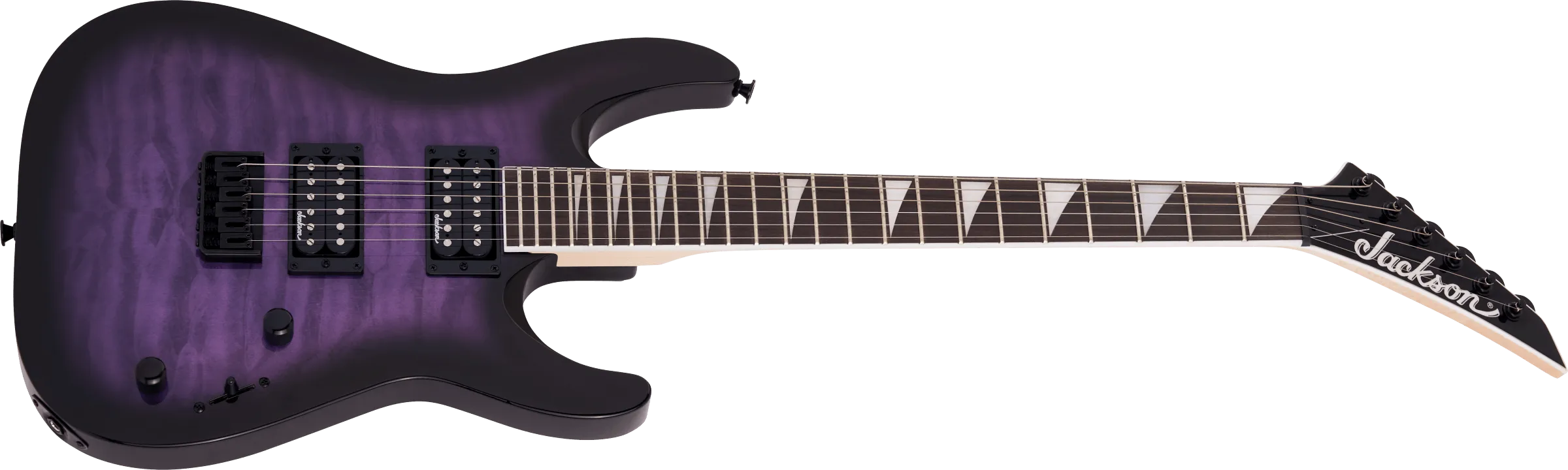 Jackson JS Series Dinky™ Arch Top JS32Q DKA HT, Amaranth Fingerboard, Transparent Purple Burst