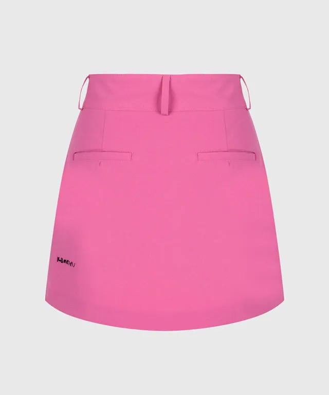 KANDINI Slit Mini Skirt - Pink