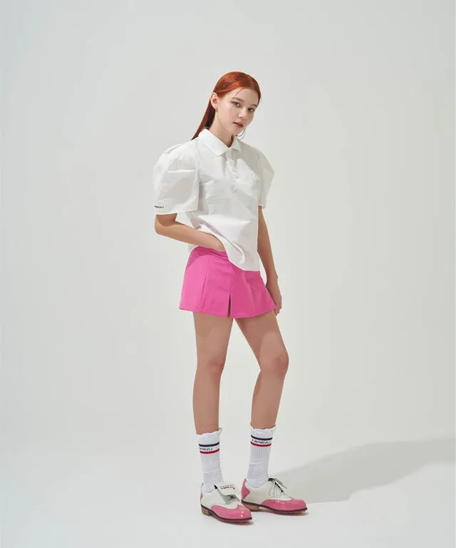 KANDINI Slit Mini Skirt - Pink