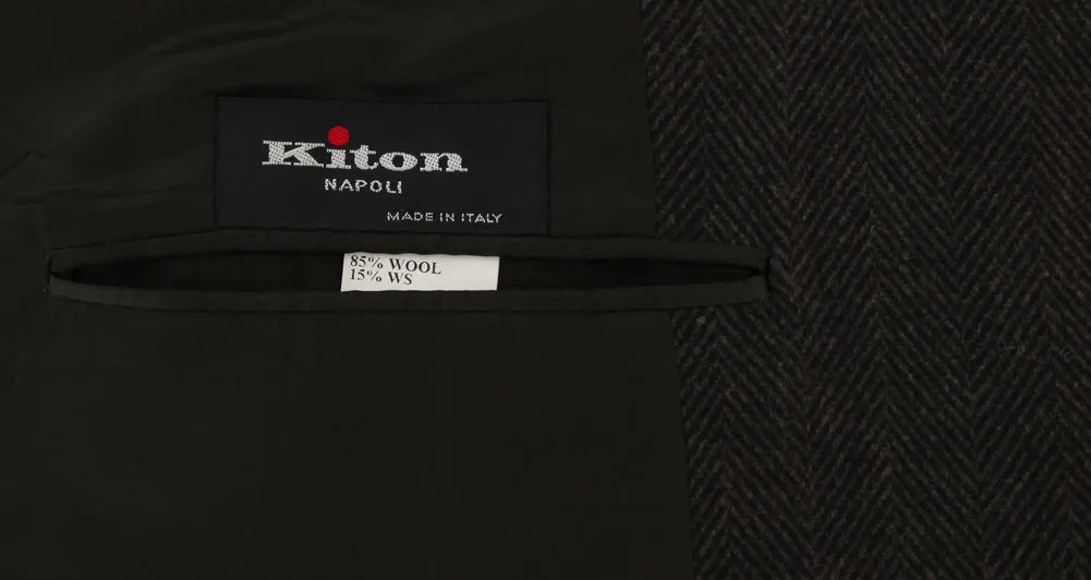 Kiton Brown Coat