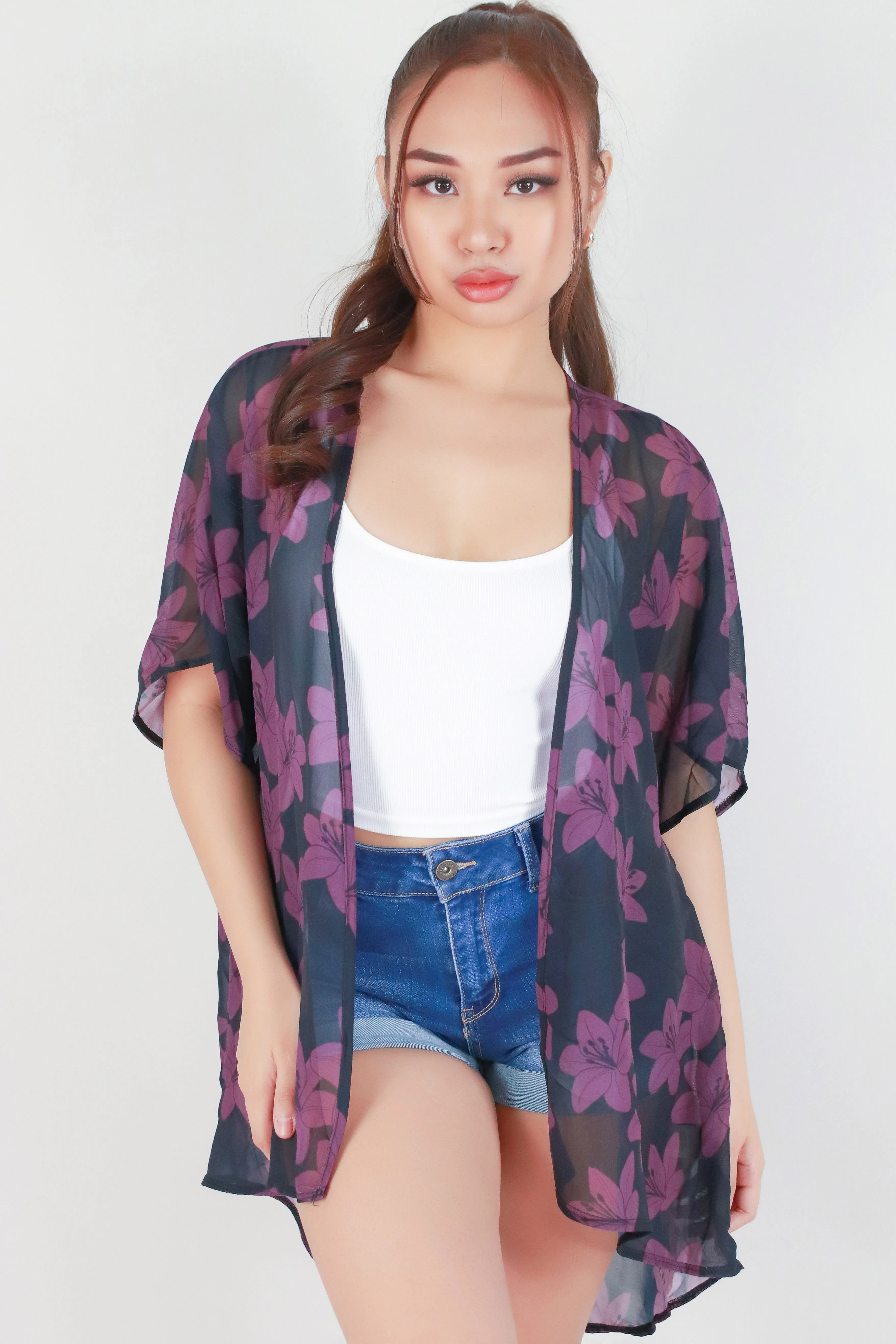 LILY CHIFFON CARDIGAN