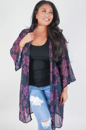 LILY CHIFFON CARDIGAN