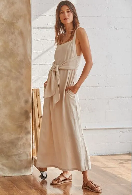 Linen Maxi Dress