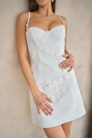 Liv mini with floral applique