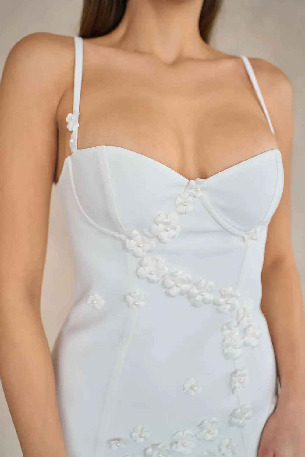 Liv mini with floral applique