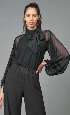 Lola & Sophie Bow-Neck Blouse