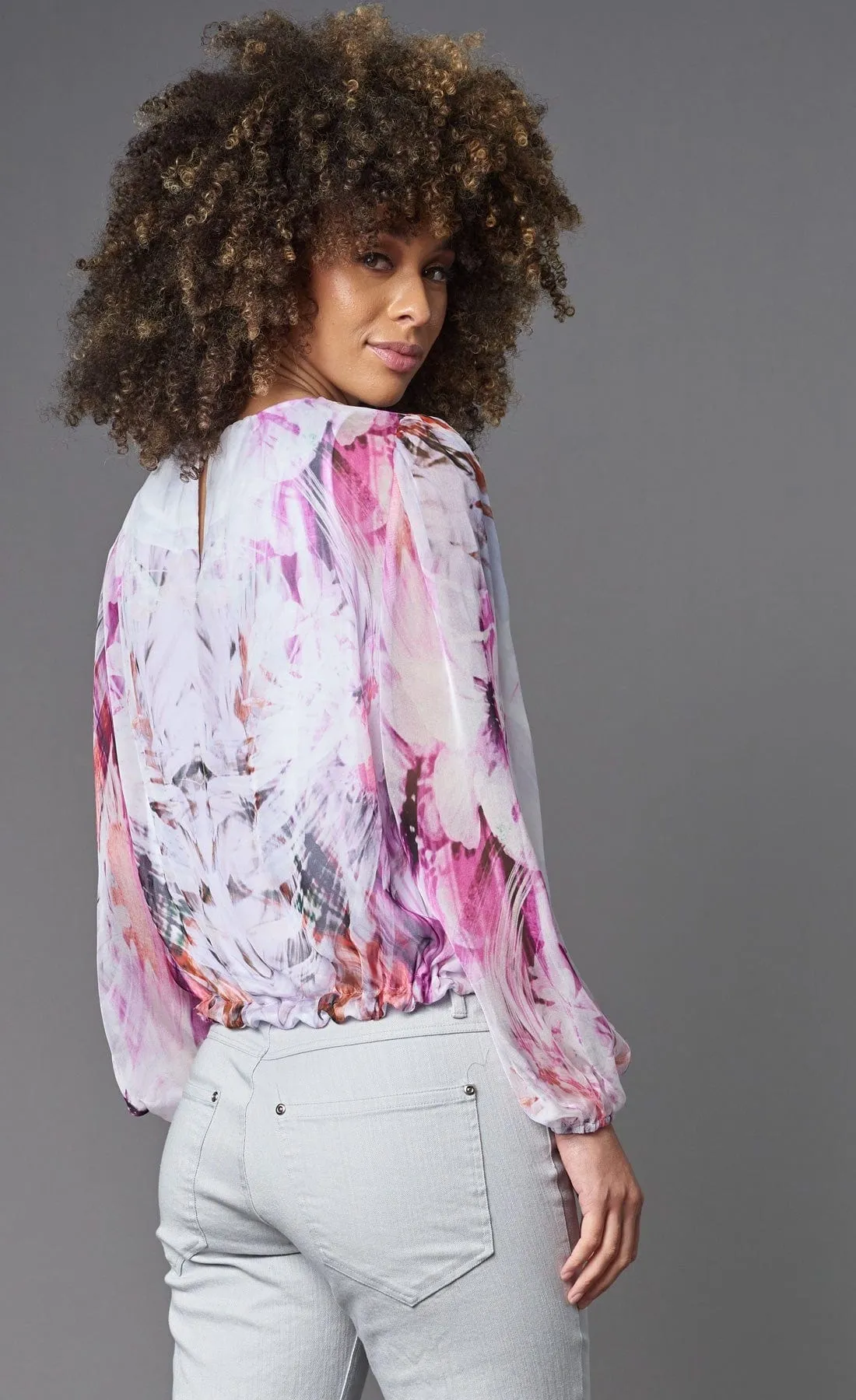 Lola & Sophie Painted Flower Top