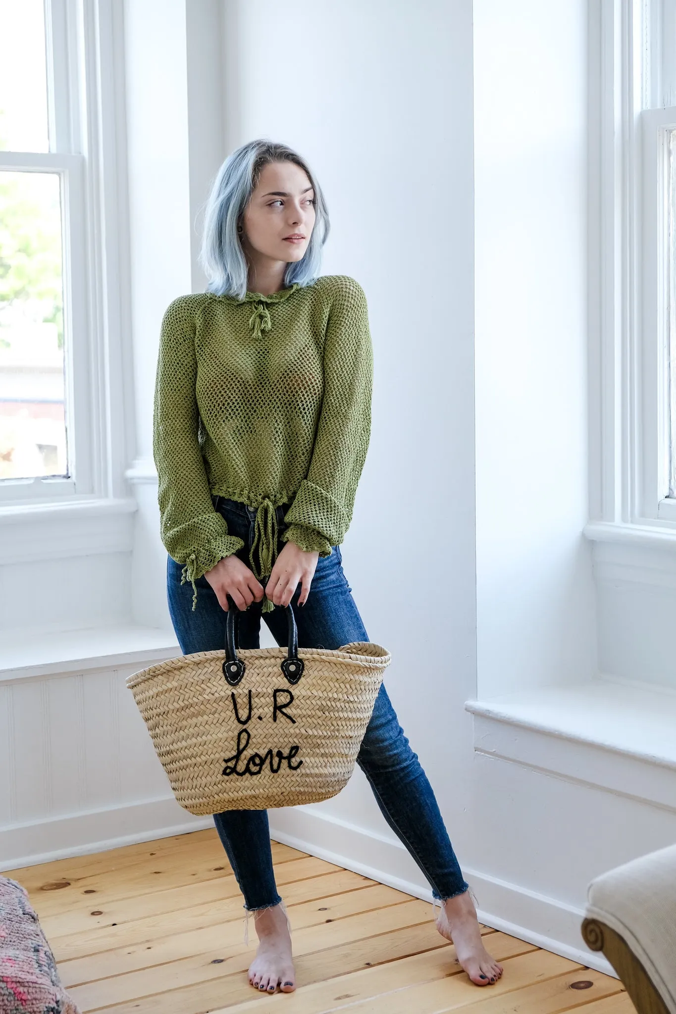Long Sleeve Top in Olive