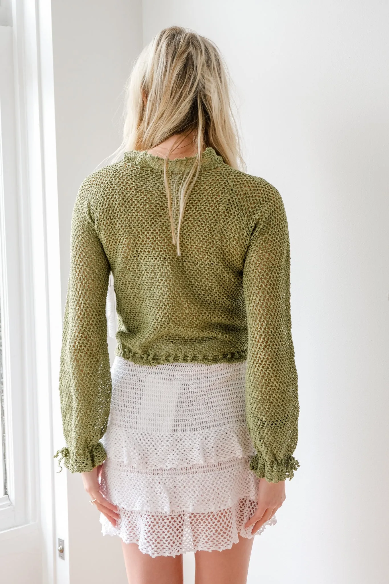 Long Sleeve Top in Olive