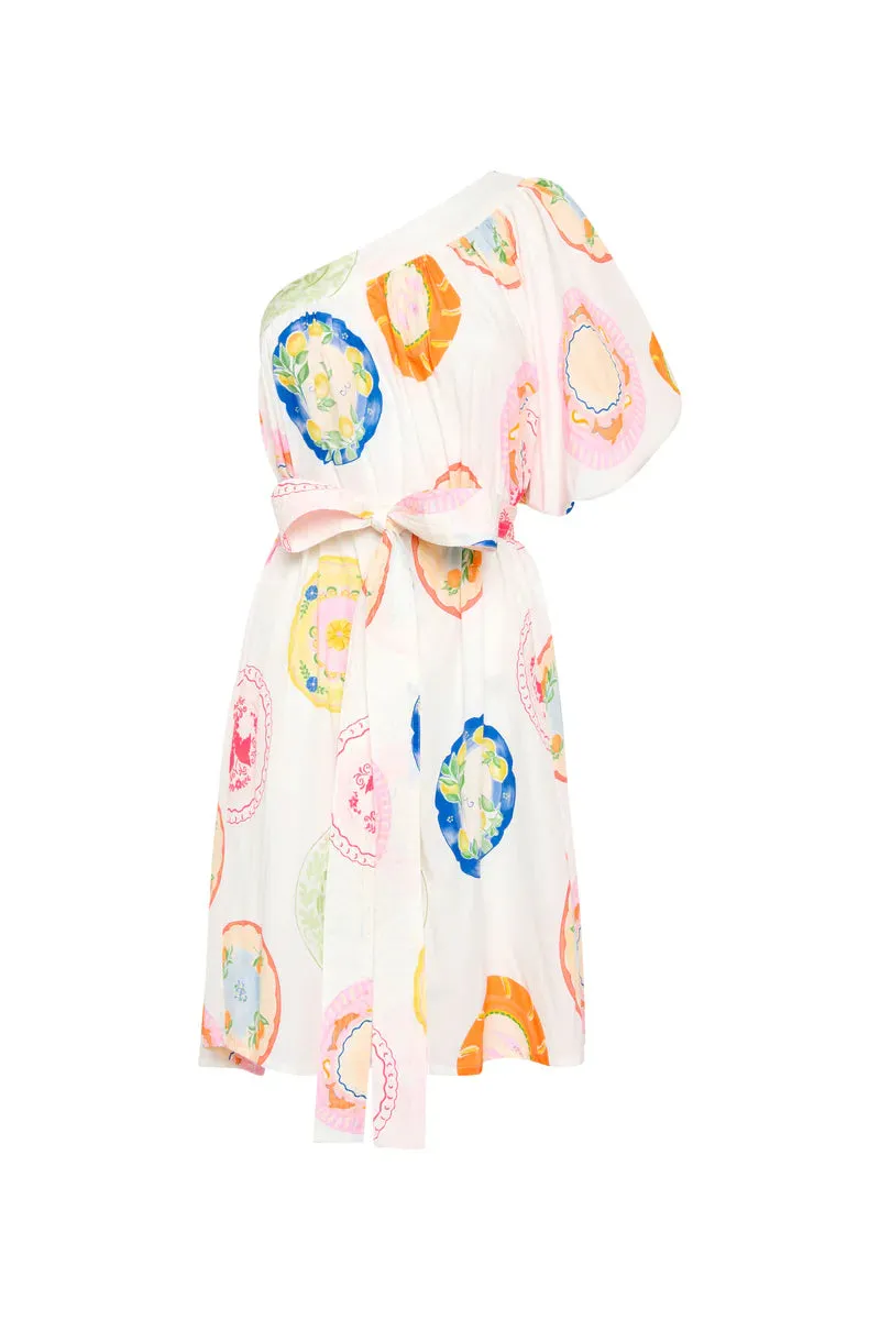 Lotus Mini Dress - Plates
