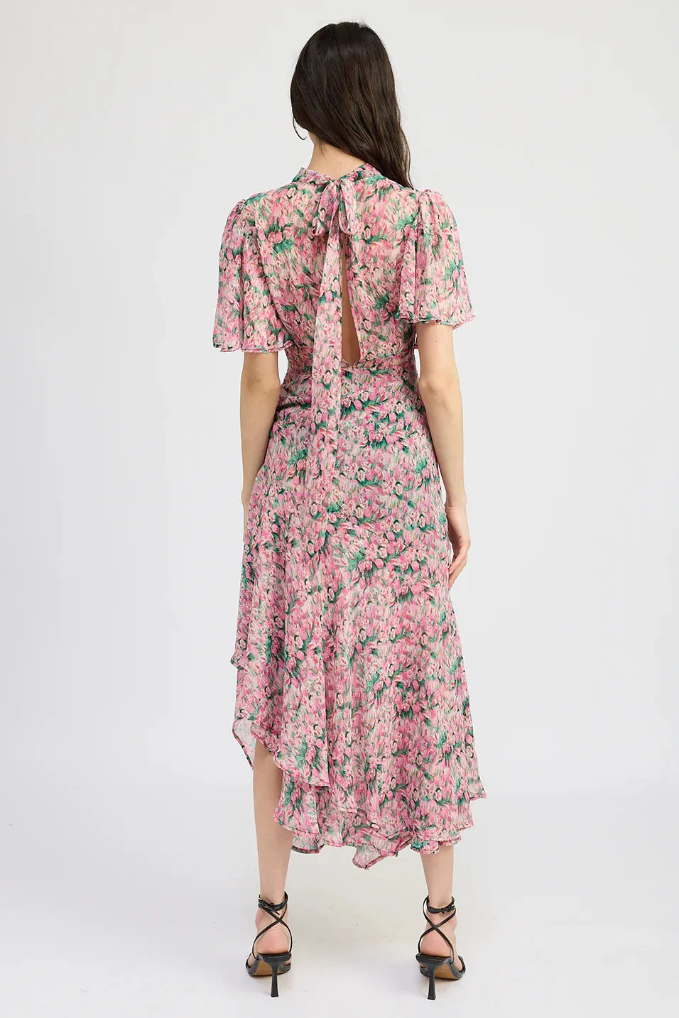 Lyra Maxi Dress (Emerald Rose)