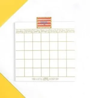 Magnetic Dry Erase 18" Wall Calendar