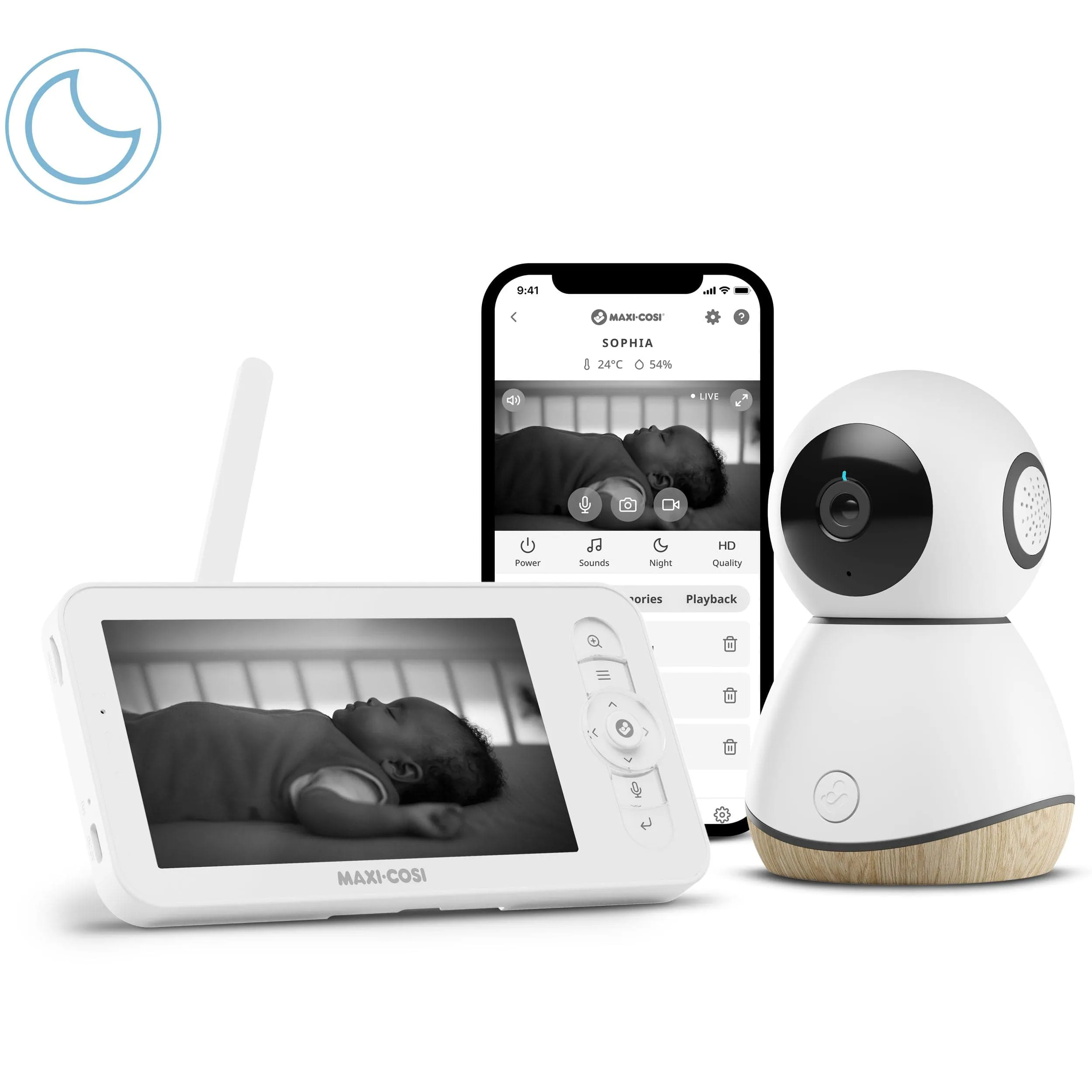 Maxi-Cosi Home Ultimate Sleep Bundle in Beyond Graphite