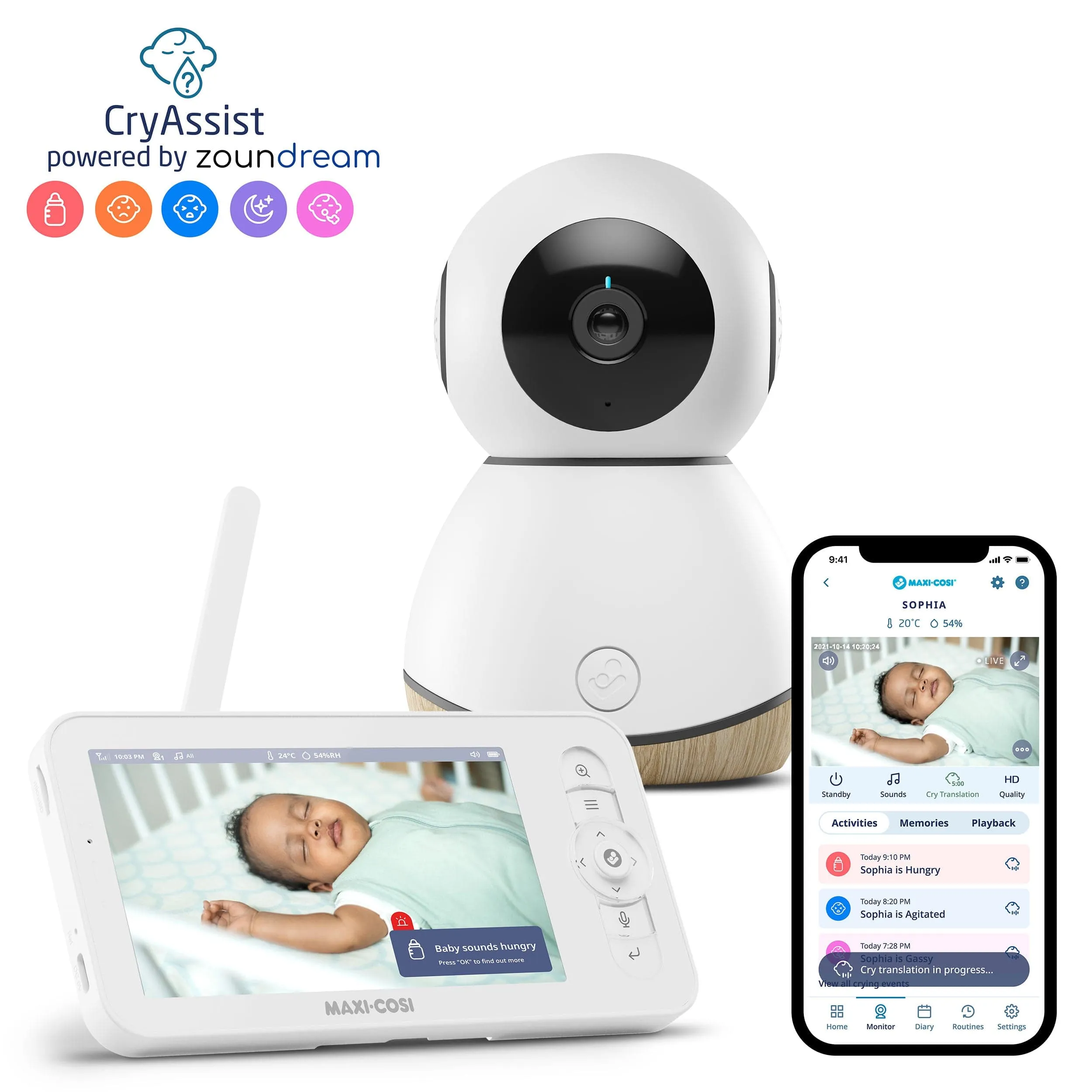 Maxi-Cosi Home Ultimate Sleep Bundle in Beyond Graphite