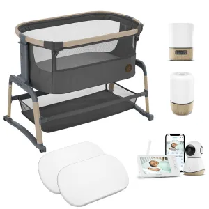 Maxi-Cosi Home Ultimate Sleep Bundle in Beyond Graphite