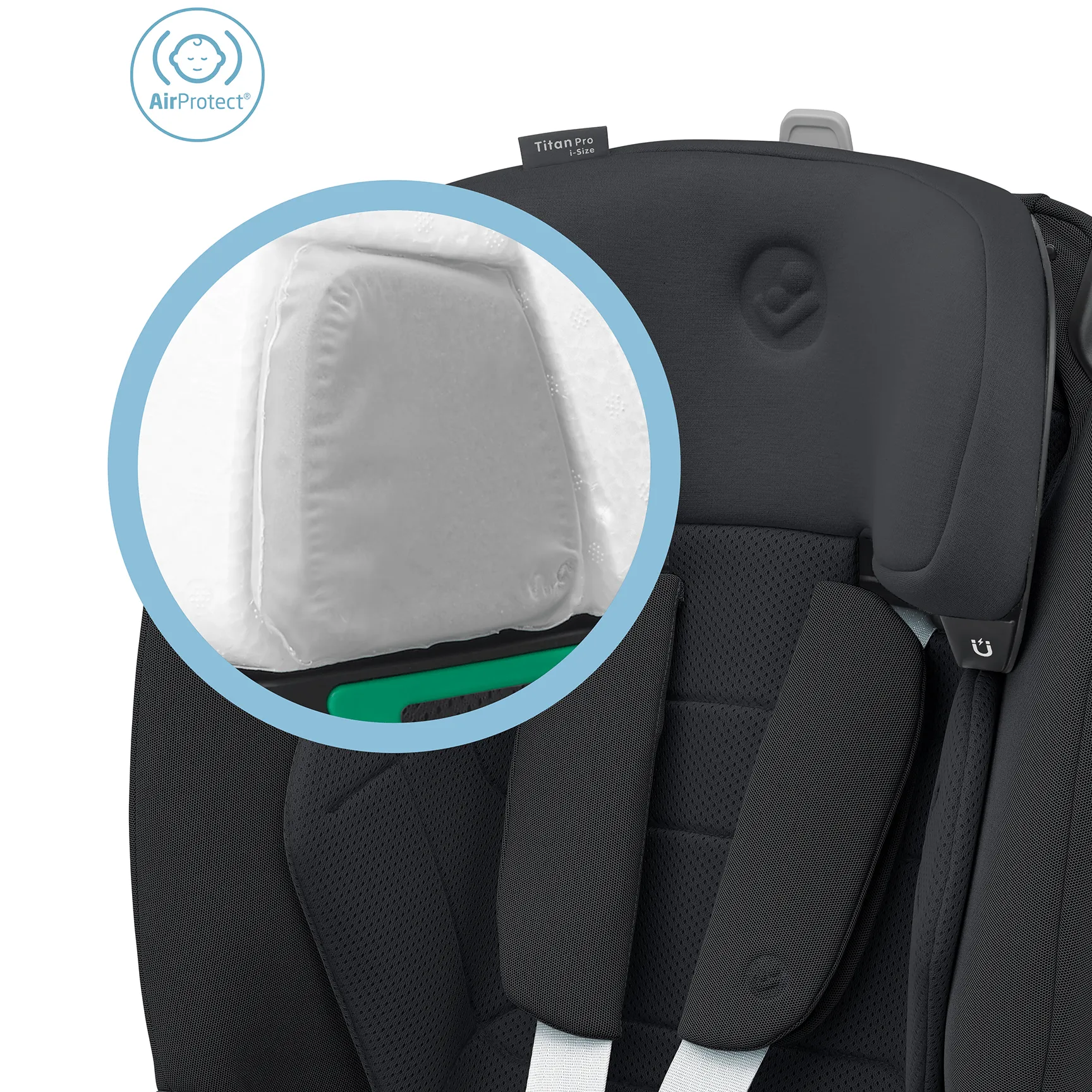 Maxi-Cosi Titan Pro i-Size Car Seat in Authentic Graphite