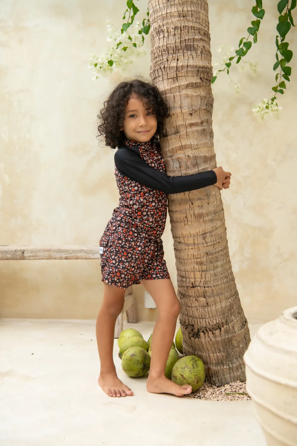 Mini Billy Rashie Top Final Sale - Pumpkin Spice