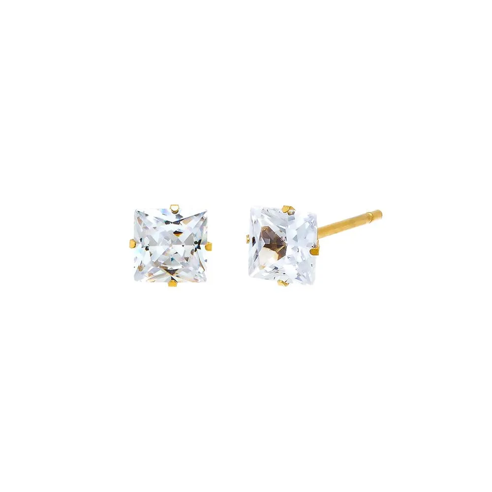 Mini CZ Stud Earring