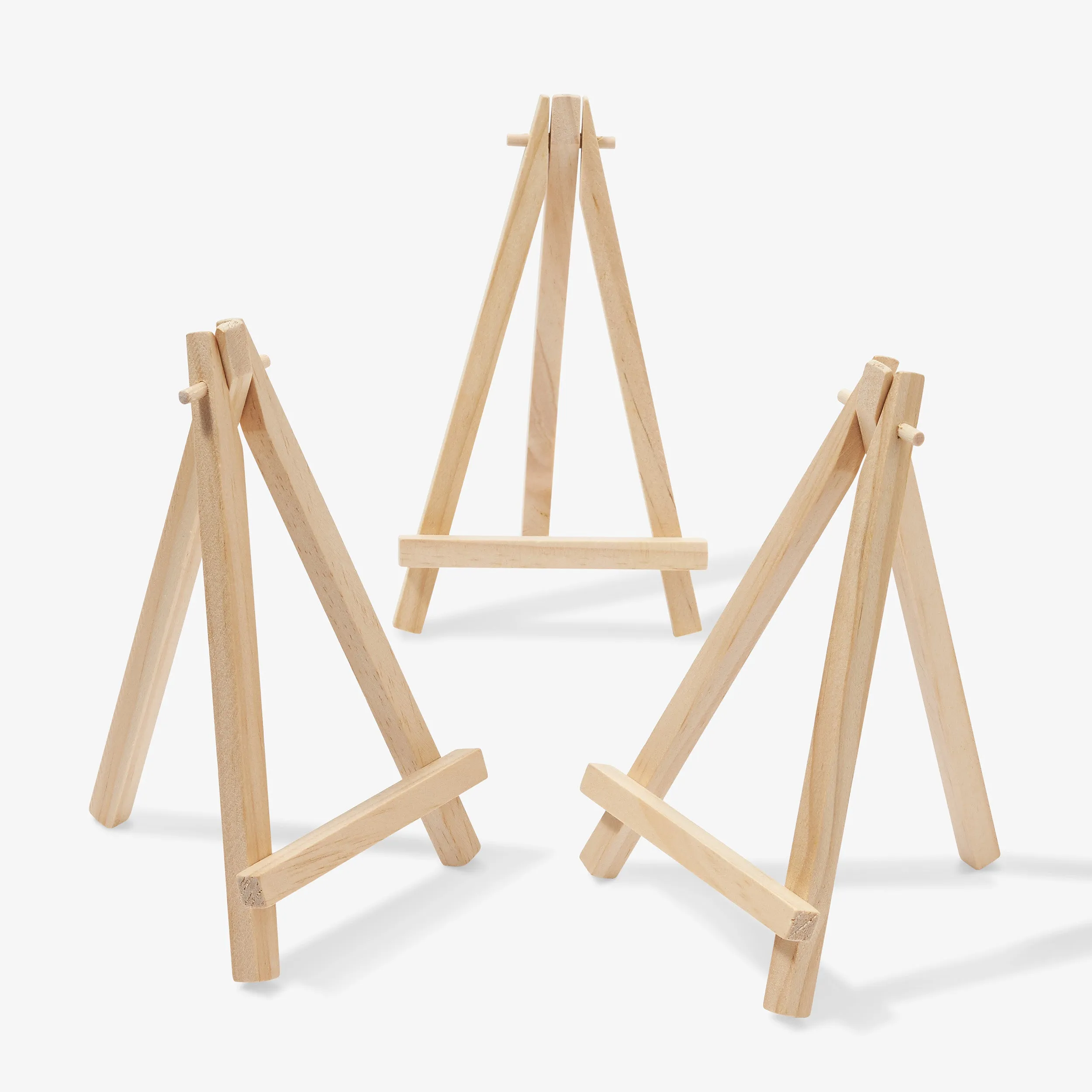 Mini Wooden Easel Table Decroations