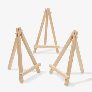 Mini Wooden Easel Table Decroations