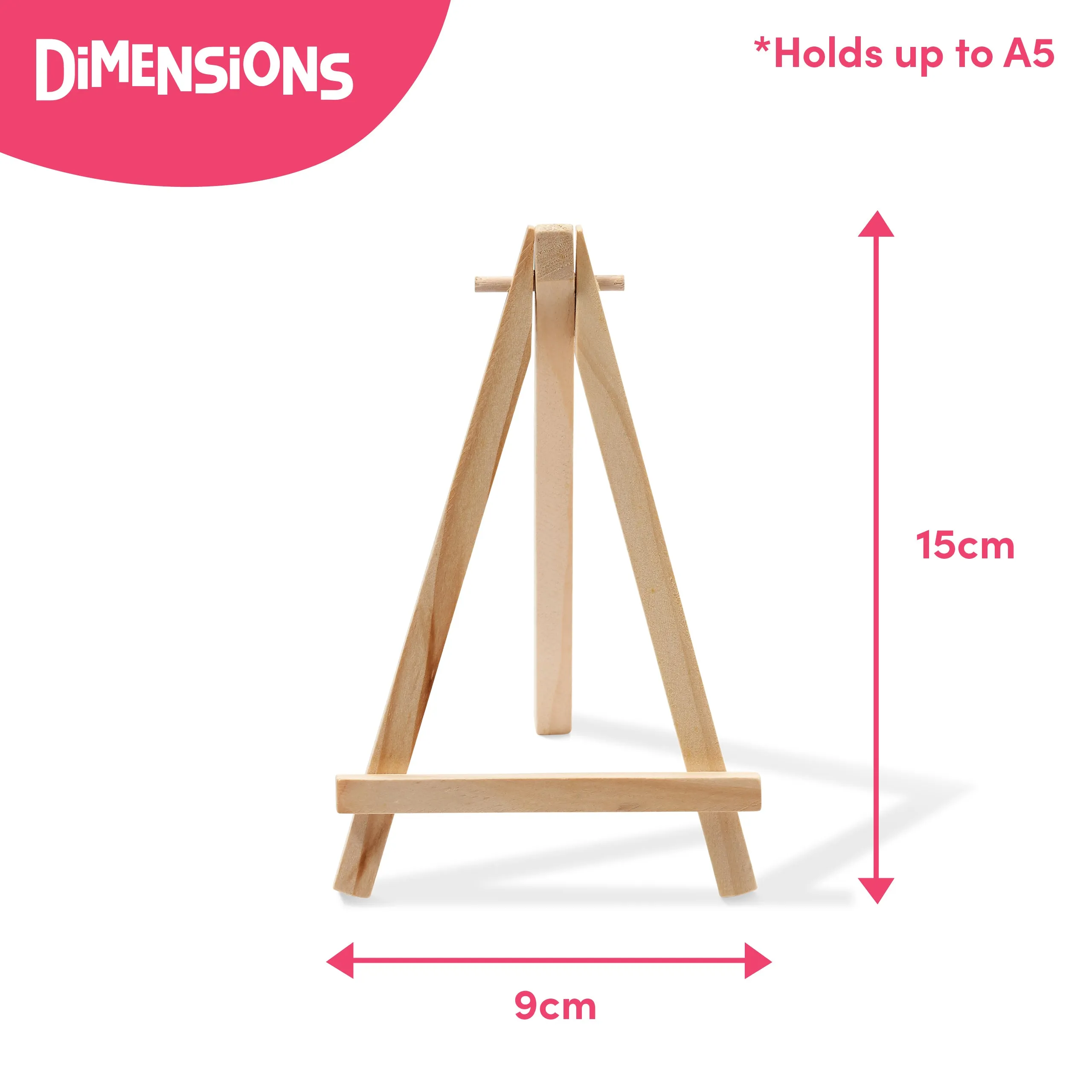 Mini Wooden Easel Table Decroations