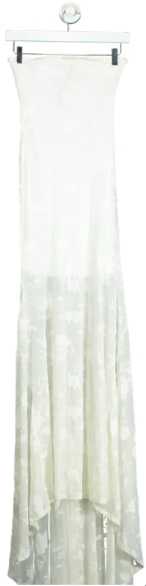 Misspap White Maxi Dress UK 6