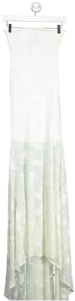 Misspap White Maxi Dress UK 6