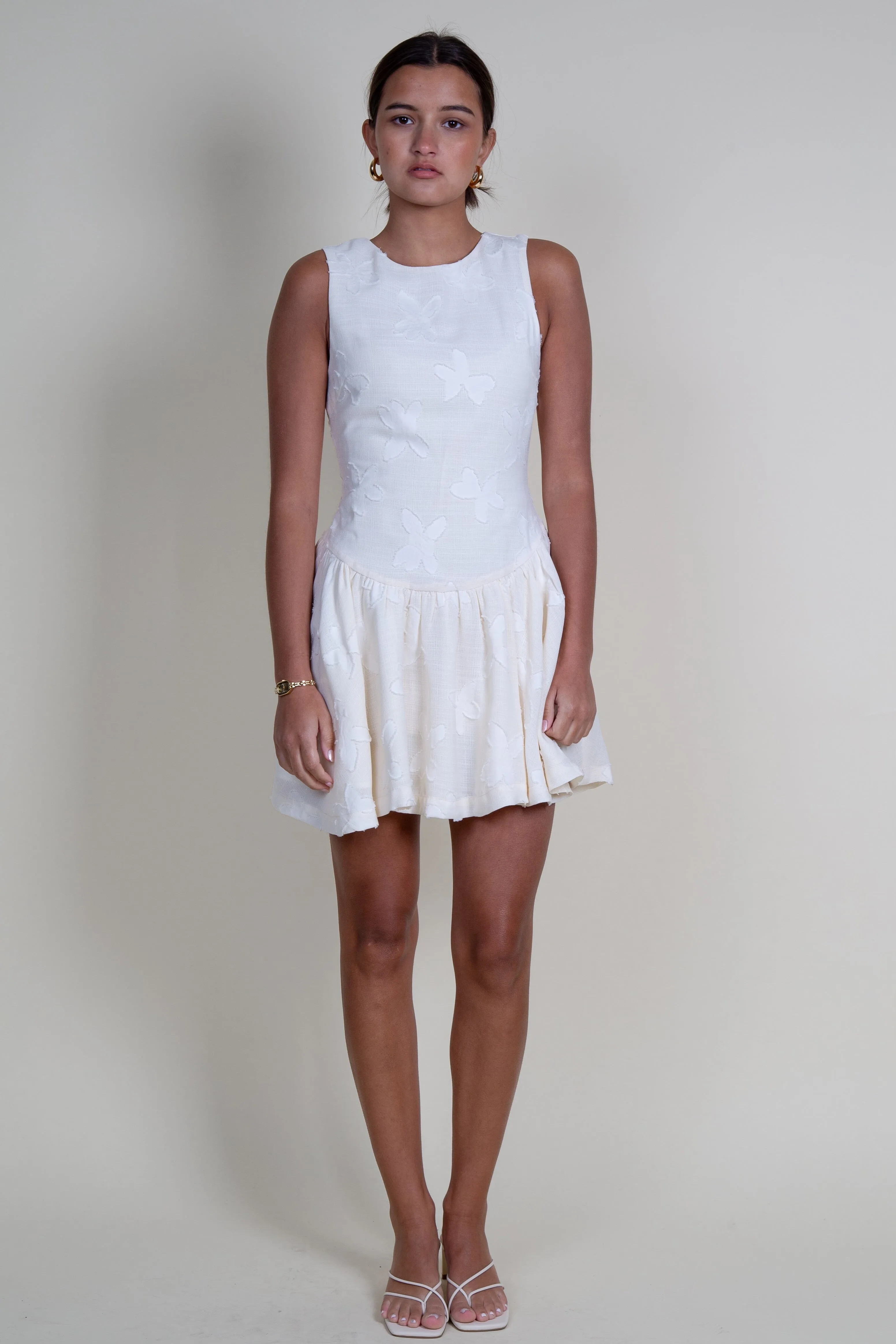 MON RENN | Capricorn Mini Dress - Cream