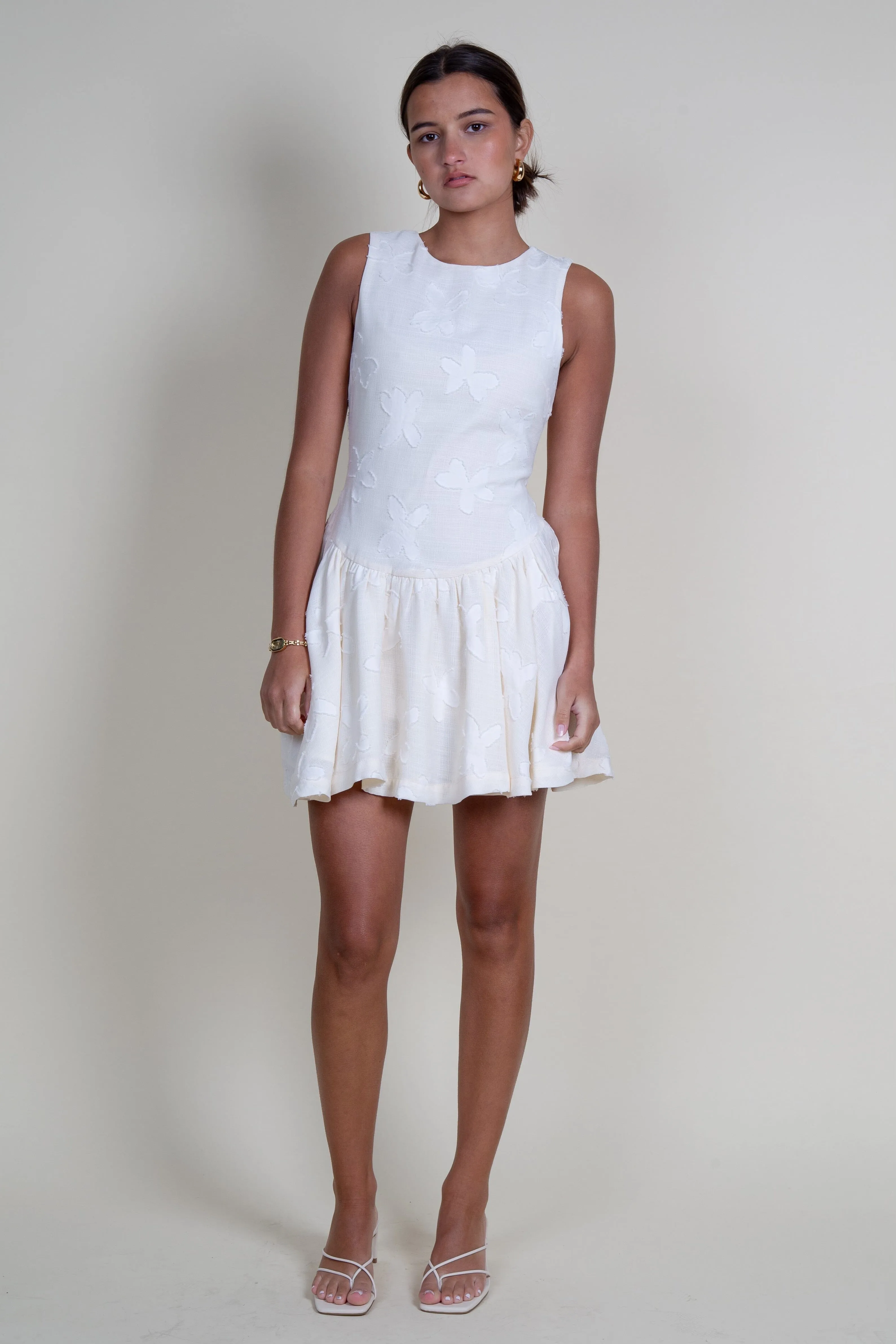 MON RENN | Capricorn Mini Dress - Cream