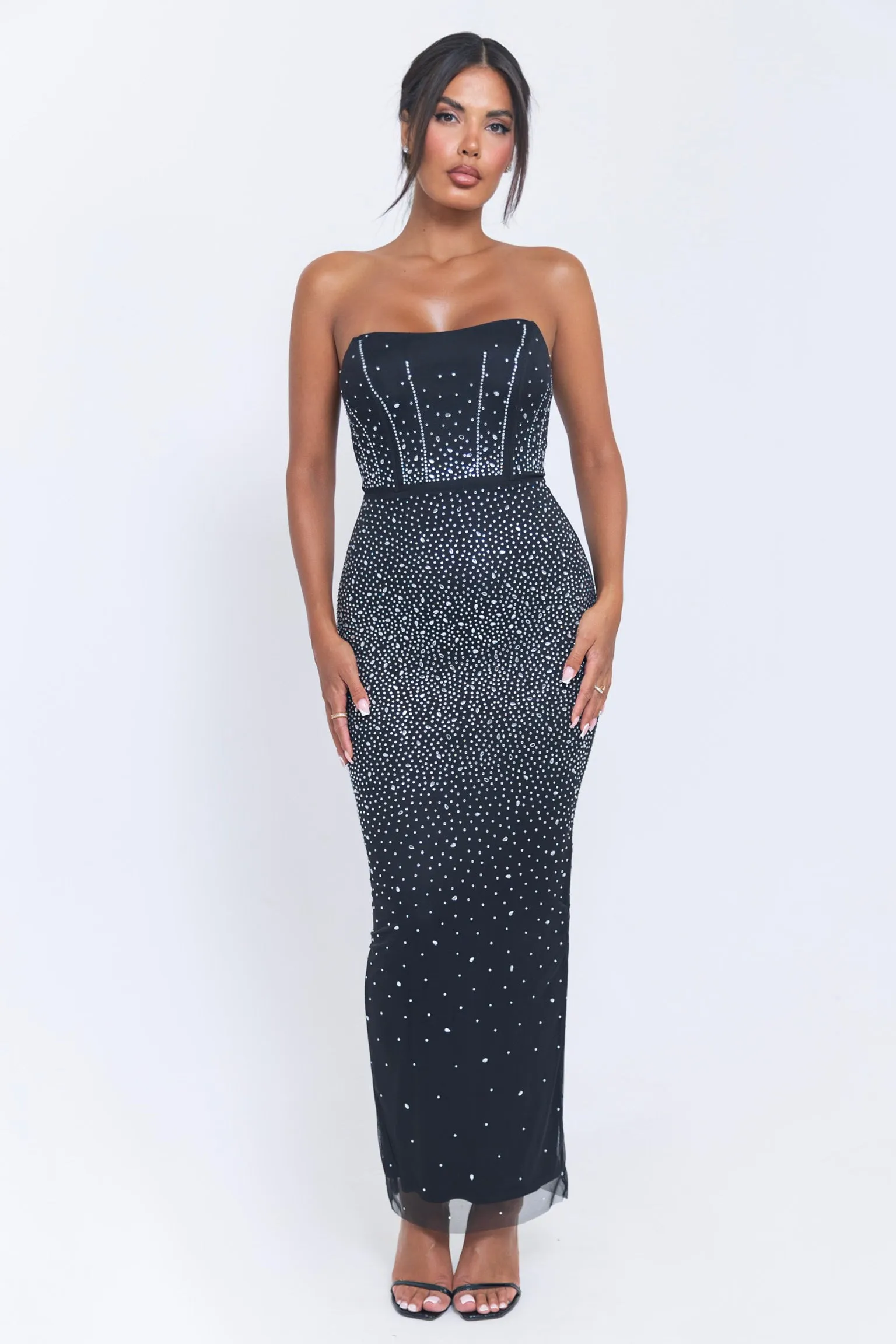 Monet Black Dress