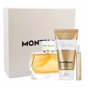 Mont Blanc Signature Absolute  EDP 90ml 7.5ml mini spray  100ml Shower Gel  Set For Women