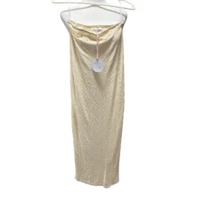More To Come Lace Maxi Shirt XS Cream New With Tags