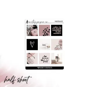 MOTIVATE MINI DECO BOXES