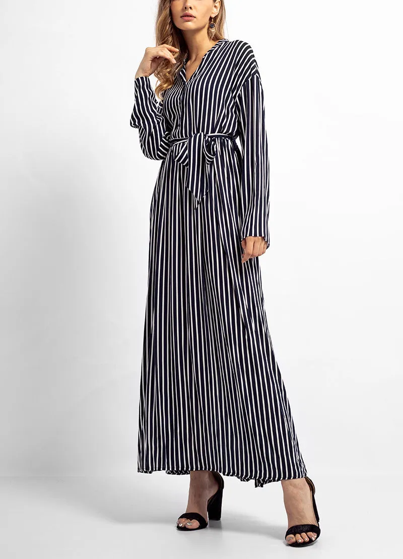 Muslim Large Size Long Shirt Commuting Maxi Dress