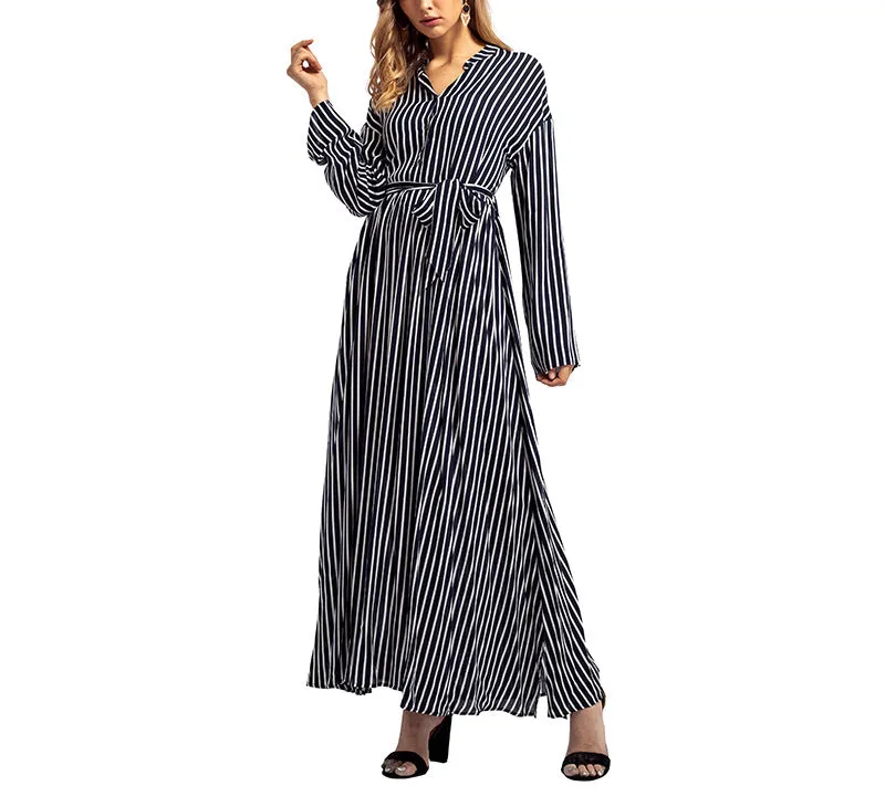Muslim Large Size Long Shirt Commuting Maxi Dress