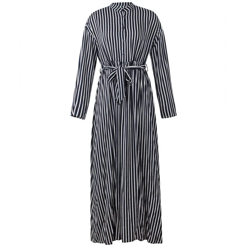 Muslim Large Size Long Shirt Commuting Maxi Dress