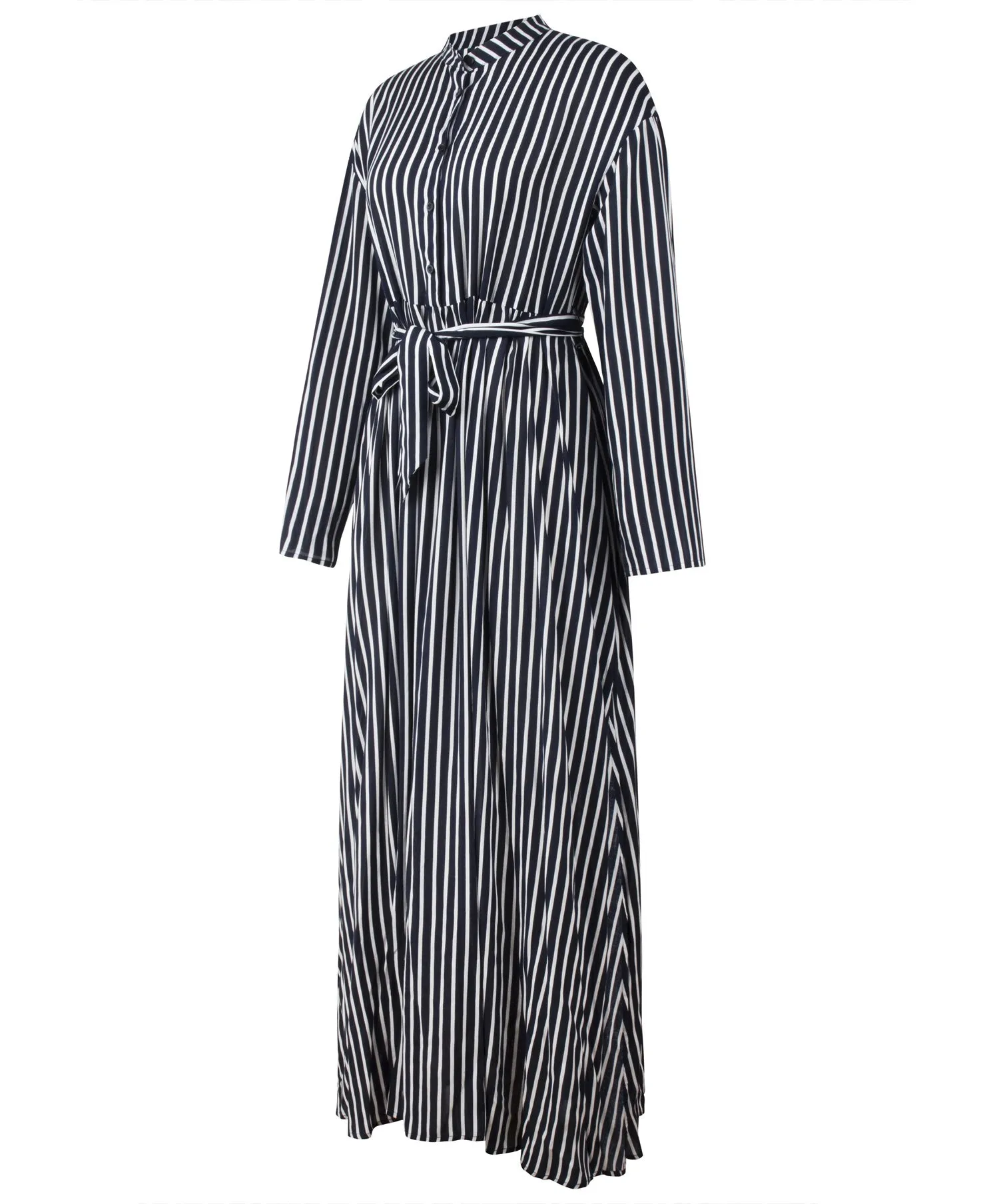 Muslim Large Size Long Shirt Commuting Maxi Dress