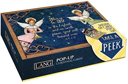 Nativity Pop-Up Christmas Cards, 3D Pop-Up Design with Gorgeous Nativity Art ...
