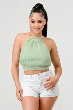 NERVOUS AROUND YOU MINT TOP