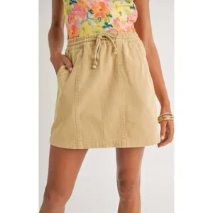 NEW SAGE THE LABEL highways skirt in sand